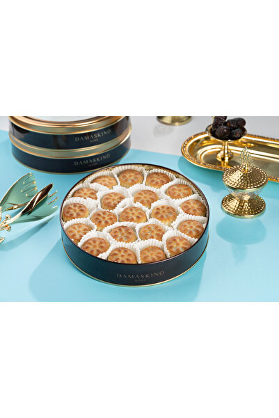 DAMASKİNO HOME Klasik Lüks Hurma Kurabiyesi 700 Gram Saf Tereyağlı