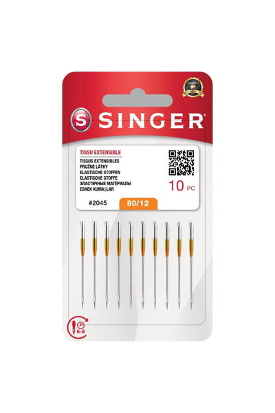 SİNGER ac N2045 -12/80 blister 10 bucăți stretch