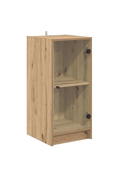 vidaxl Bufet stejar artizanal 35 x 37 x 76 cm Lemn compozit