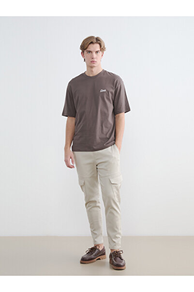 LC Waikiki Nevavm Slim Fit Men's Cargo Pants with Difference