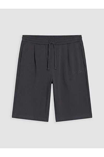 LC Waikiki Nevavm Comfortable Fit Embroidered Men's Shorts with a Difference