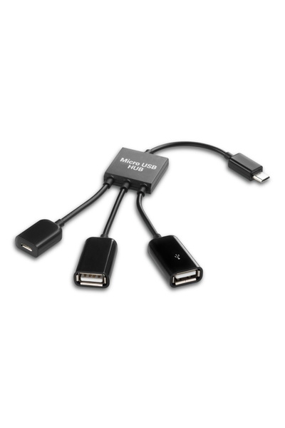 OEM OTG Hub 3 σε 1 για Tablets/Smartphones mUSB