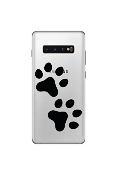 Other Samsung S10 Plus Paws Transparent Silicone TPU Θήκη