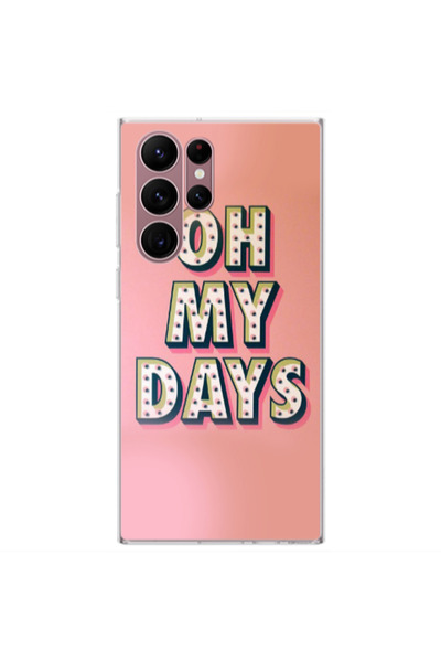 Other Samsung S22 Ultra Oh my days Transparent Silicone TPU Θήκη