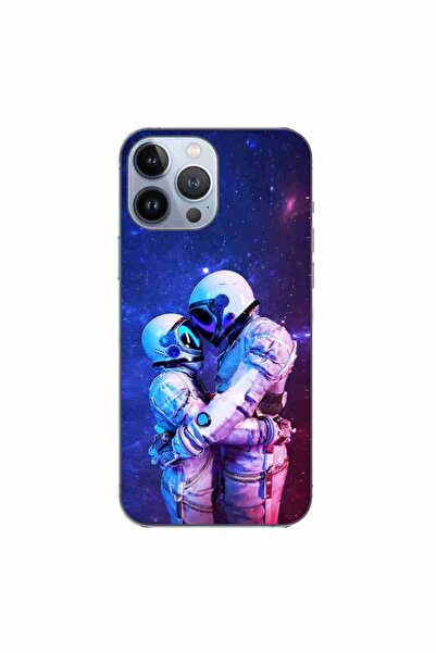 OEM Husa compatibila cu Apple iPhone 13 Pro Max Silicon Gel Tpu Model Astrona...