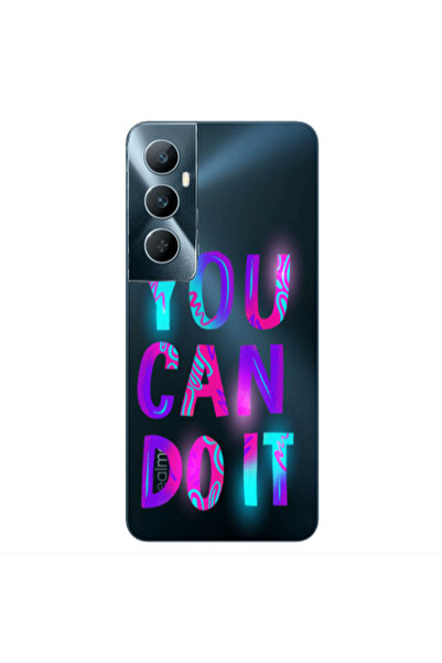 Other Realme C65 You Can Doit Transparent Silicone TPU Θήκη