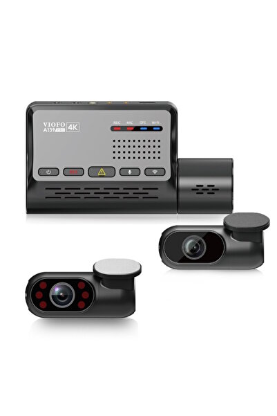 Viofo A139 PRO Τριπλή Κάμερα Αυτοκινήτου 3 Καναλιών 4K HDR με GPS και Wi-Fi 5GHz