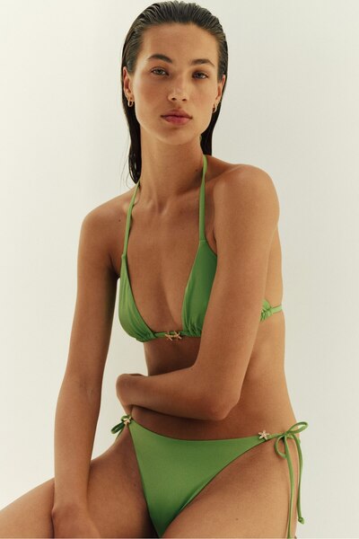 H&M Yanları Bağcıklı Bikini Altı
