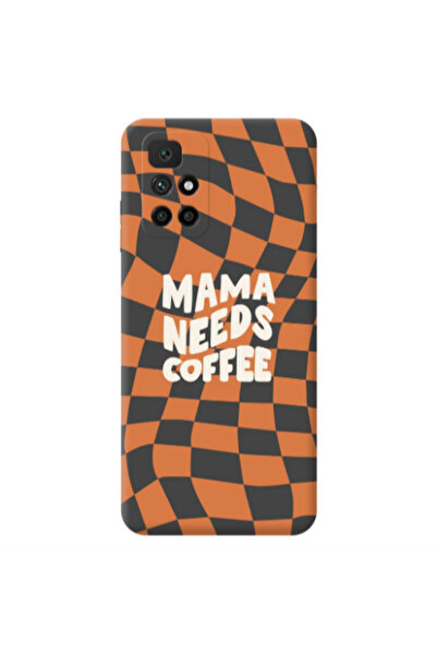 Other Xiaomi Redmi 10 2022 Mama needs coffee Transparent Silicone TPU Θήκη