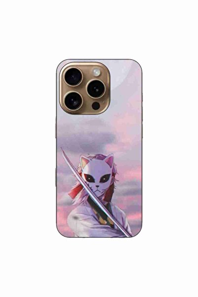OEM Husa compatibila cu Apple iPhone 16 Pro Silicon Gel Tpu Model Demon Slaye...