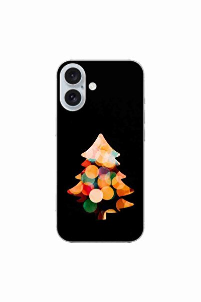 OEM Husa compatibila cu Apple iPhone 16 Silicon Gel Tpu Model Craciun Brad Fu...