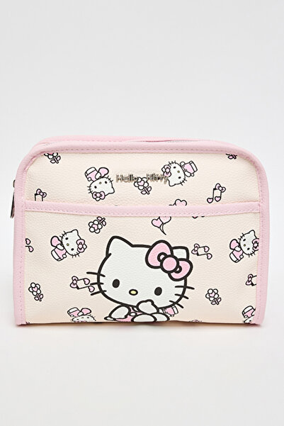 R&B Hello Kitty Print Travel Pouch
