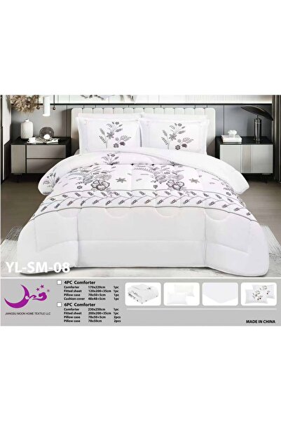 Moon Yas Summer Quilt Tufted - Double Sided Filling - 6 Pieces - Tufted Summe...