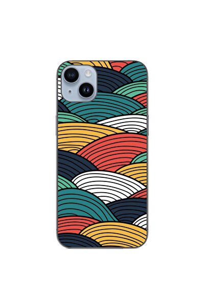 OEM Husa compatibila cu Apple iPhone 15 Plus Silicon Gel Tpu Model Abstract S...