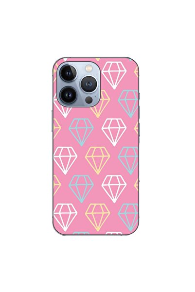 OEM Husa compatibila cu Apple iPhone 13 Pro Silicon Gel Tpu Model Diamond Pat...