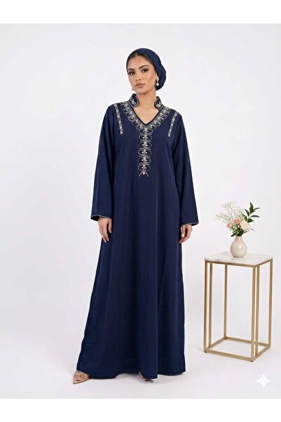 sea gulf Women's Embroidered Crystal Jalabiya