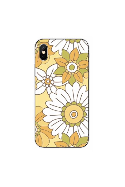 OEM Husa compatibila cu Apple iPhone XS Max Silicon Gel Tpu Model Pastel Garden