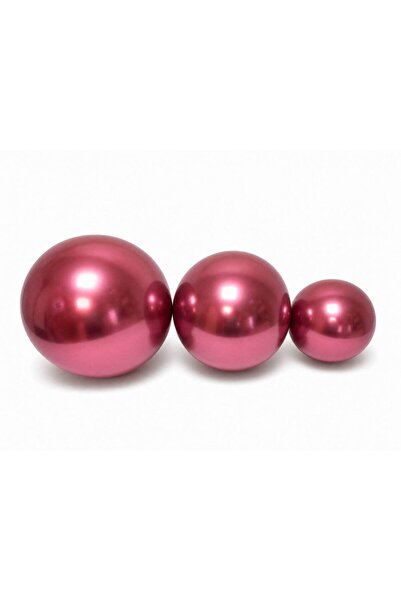 OEM Balloons Top Bottom Set Chrome DARK PINK 12"-50/ Top Bottom Set