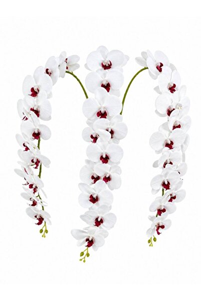 OEM Orhidee artificiala 21 flori 75 Alb