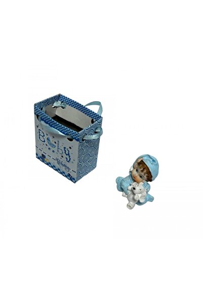 OEM Marturie Bebe Cu Jucarie Bleu (Set 10 buc)