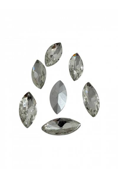 OEM Crystal Beads Rhombic 100/ Top Bottom Set 13x27 mm