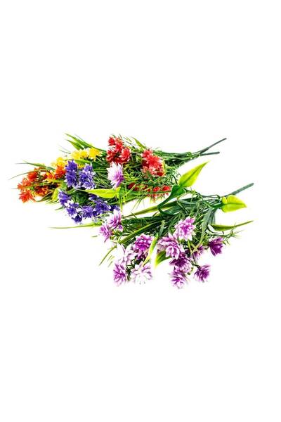 OEM Flori Artificiale Floricele Plastic Cu Iarba (Set 3 buc) Mov