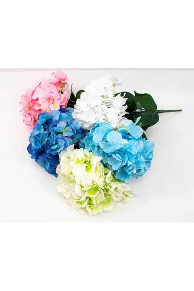 OEM Flori Artificiale Buchet 5 Hortensii Bleu