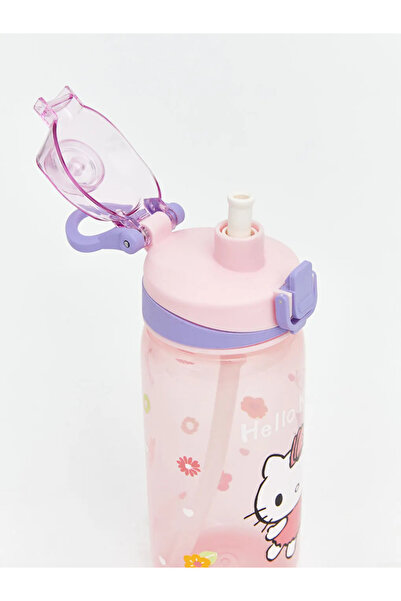LC Waikiki Karışık Hello Kitty Baskılı Pipetli Suluk 500 ml