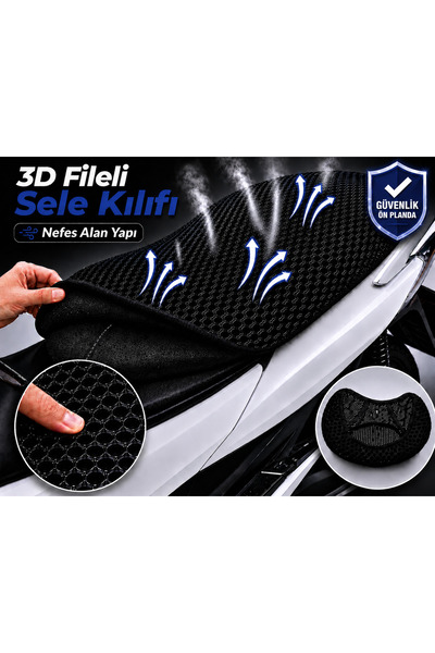 Vi Caro Husă șa pentru motocicletă Falcon Magic 100 Husă șa cu plasă 3D Prote...