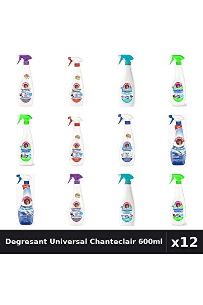 Chanteclair Set 12 Degresant Universal 600ml - 7 Arome: Lămâie, Lavandă, Mars...