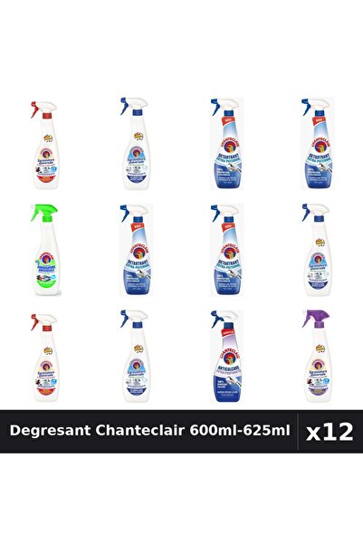 Chanteclair Set 12 Degresant Universal 600ml-625ml - 6 Arome, Bicarbonat, Lav...