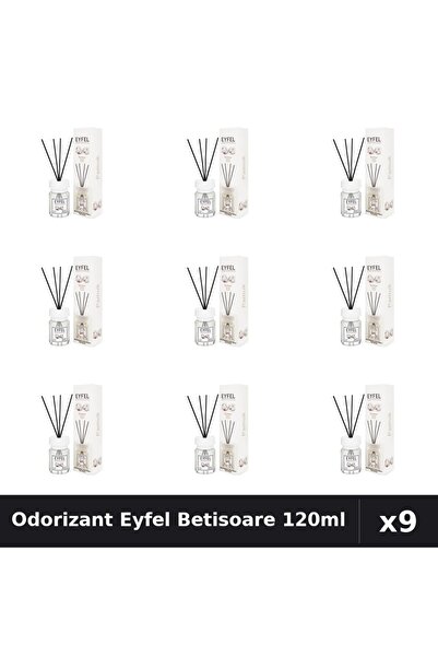Eyfel Set 9 Odorizant Camera Betisoare Bumbac - 120ml Parfum Intens