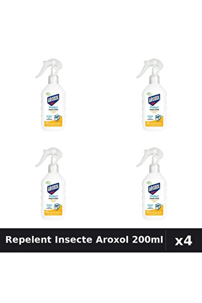 Aroxol Set 4 Loțiune Repelent Insecte 200ml - Protecție Eficientă Anti-Țânțari