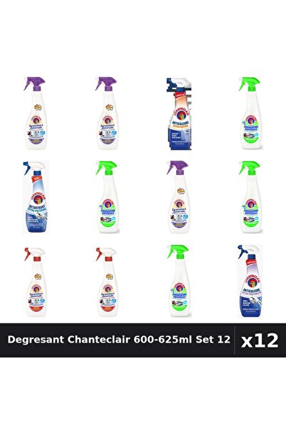 Chanteclair Set 12 Degresant Universal 600-625ml - Lavanda, Lamaie, Marsilia,...
