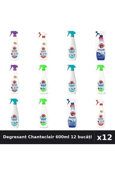 Chanteclair Set 12 Degresant Universal 600ml-625ml - Marsilia, Lavanda, Lămâi...