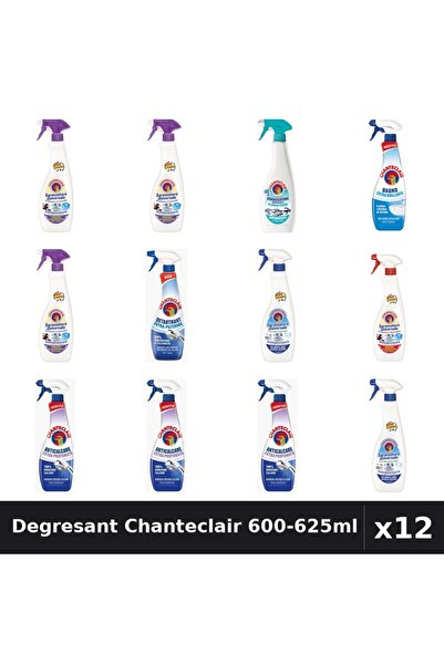 Chanteclair Set 12 Degresant Universal 600-625ml - 8 Arome, Anticalcar, Detar...