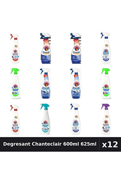 Chanteclair Set 12 Degresant Universal 600ml 625ml - 7 Arome, Anticalcar, Det...