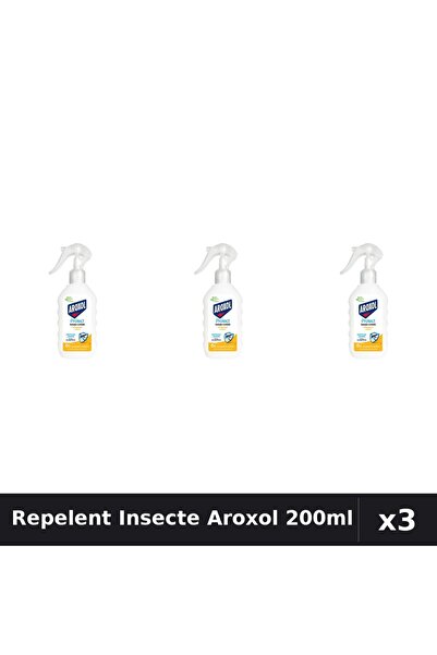 Aroxol Set 3 Loțiune Repelent Insecte 200ml - Protecție Eficientă Familia