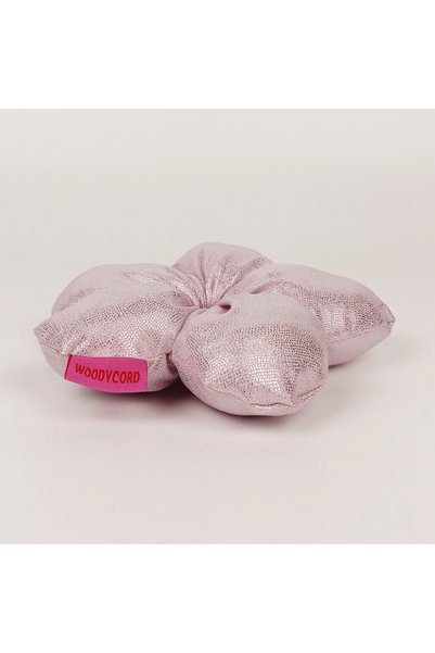 woodycord Uçuk Pink Fluffy Scrunchie Bun Clip