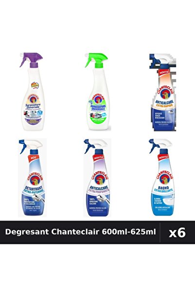 Chanteclair Set 6 Degresant Universal 600ml-625ml - Mosc, Lamaie, Anticalcar ...