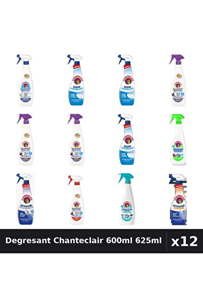 Chanteclair Set 12 Degresant Universal 600ml 625ml - 9 Arome, Bicarbonat, Lav...