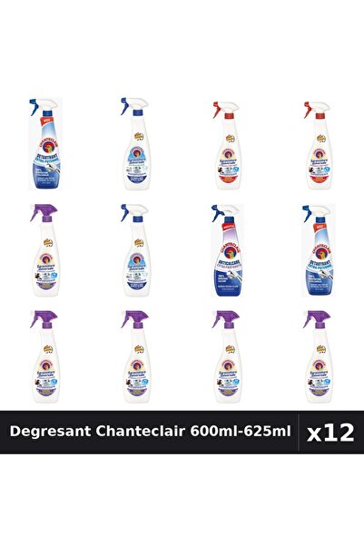 Chanteclair Set 12 Degresant Universal 600ml-625ml - Lavanda, Marsilia, Bicar...