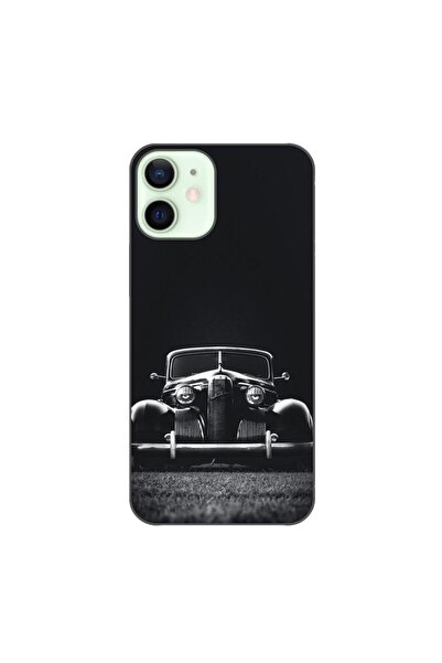 OEM Husa compatibila cu Apple iPhone 12 Mini Silicon Gel Tpu Model Old Car