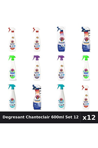 Chanteclair Set 12 Degresant Universal 600-625ml - Marsilia, Lavanda, Lămâie,...