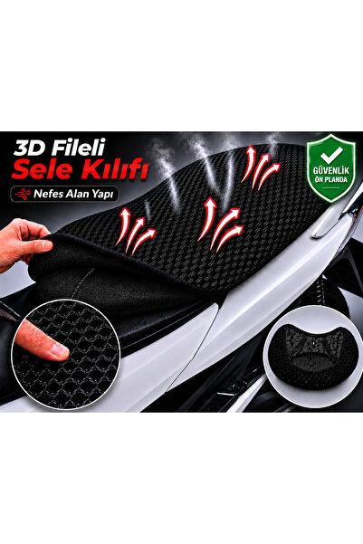 Vi Caro Husa scaunului motocicletei SYM Fiddle IV 125 Husa scaunului cu plasa...