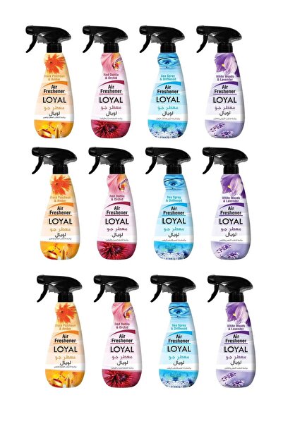 Loyal Air Freshener 450ml Pack Of 12 Assorted