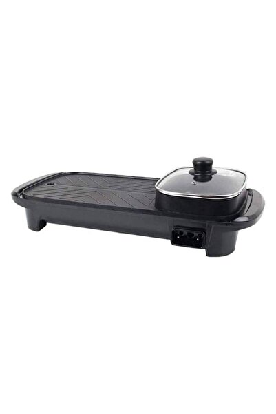 VmaxVision Electric BBQ Roasting Pan Hot Pot Grilling All-in-one Pot Aluminum...