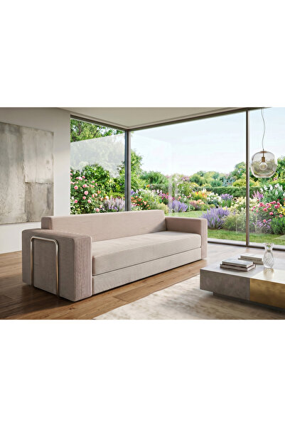 DECHOME 236x80 cm Yatak Olabilen Sünger Kanepe | Fitilli Kadife Kumaş, 22 DNS...