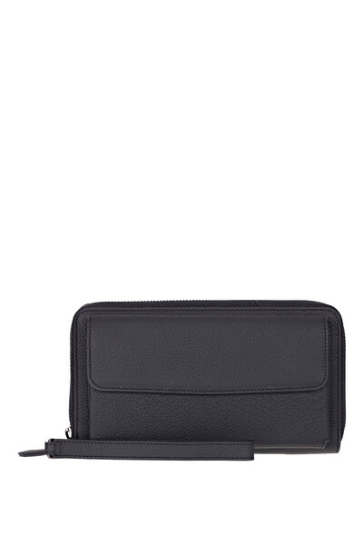 BloominBag Aristo Siyah Deri Unisex Cüzdan