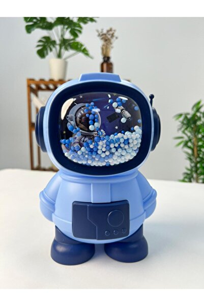 FAVORA Encrypted Astronaut Piggy Bank - Blue